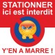 Adhésifs stationnement interdit