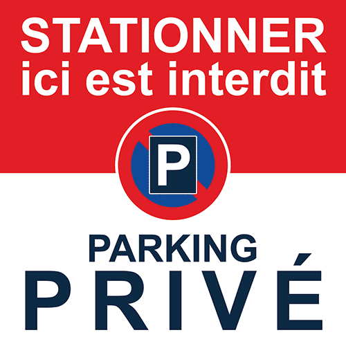 stationnement interdit dans un parking privé