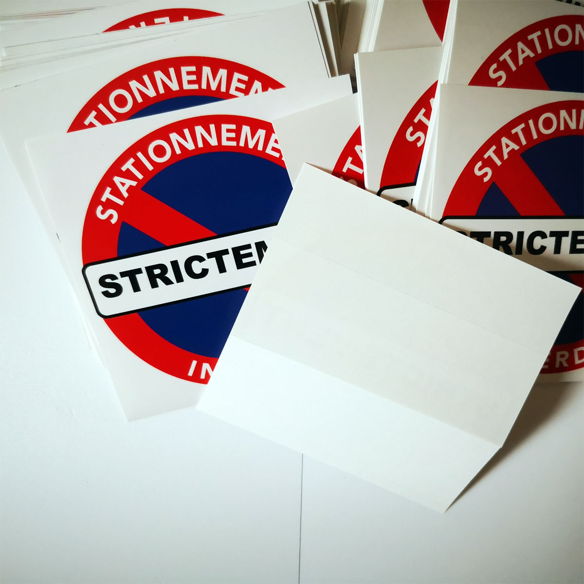 stickers interdiction de stationner