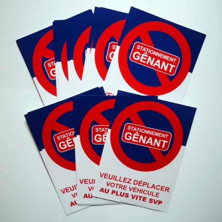 Autocollant « Stationnement gênant », vue 3