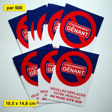 Autocollant « Stationnement gênant », vue 11