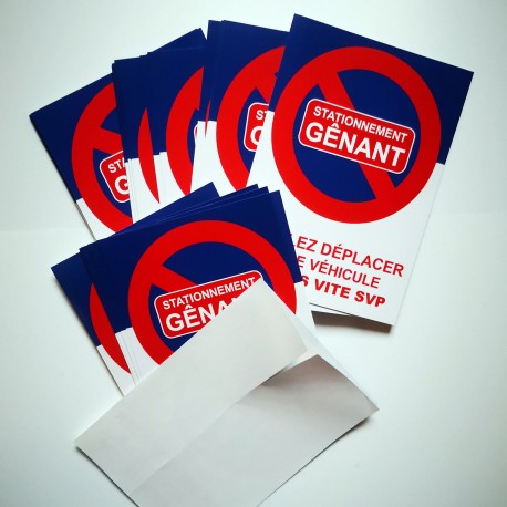 Autocollant « Stationnement gênant », vue 14