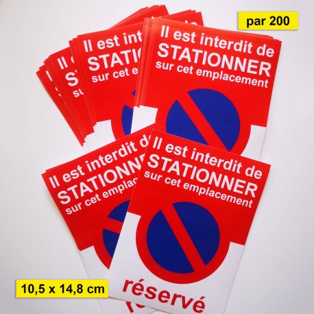 Autocollant stationnement réservé « Il est interdit de stationner », vue 13
