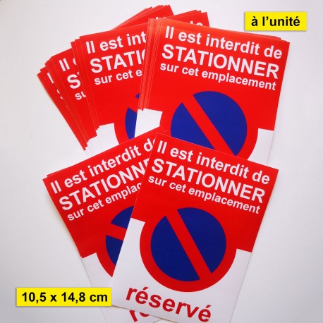 Autocollant stationnement réservé « Il est interdit de stationner », vue 8