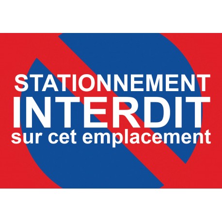 Autocollant « Stationnement interdit sur cet emplacement », petit format, vue 9